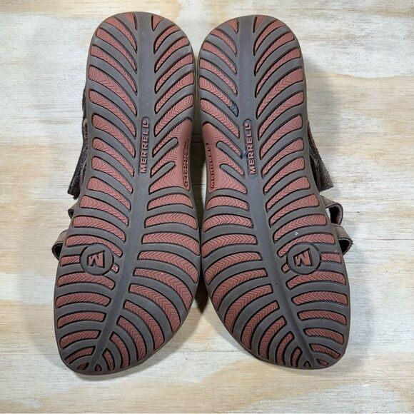 Merrell Tan and Brown Sandals Women’s Size 8 - Picture 6 of 8